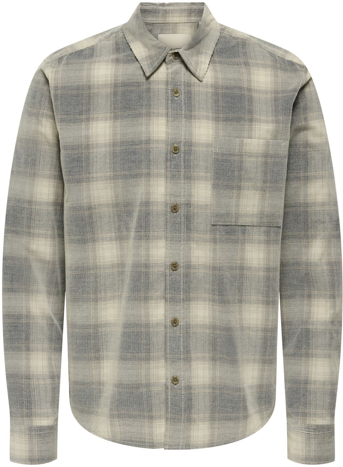 ONLY & SONS Overhemd ONSWILLIAM Corduroy Overhemd Blauw