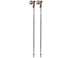 LEKI Airfoil 3D skistokken zwart/rood