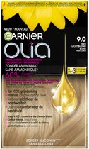 Garnier Olia Zeer Lichtblond 9 - Permanente Haarkleuring Zonder Ammoniak - Intense, langhoudende kleur - Haarverf