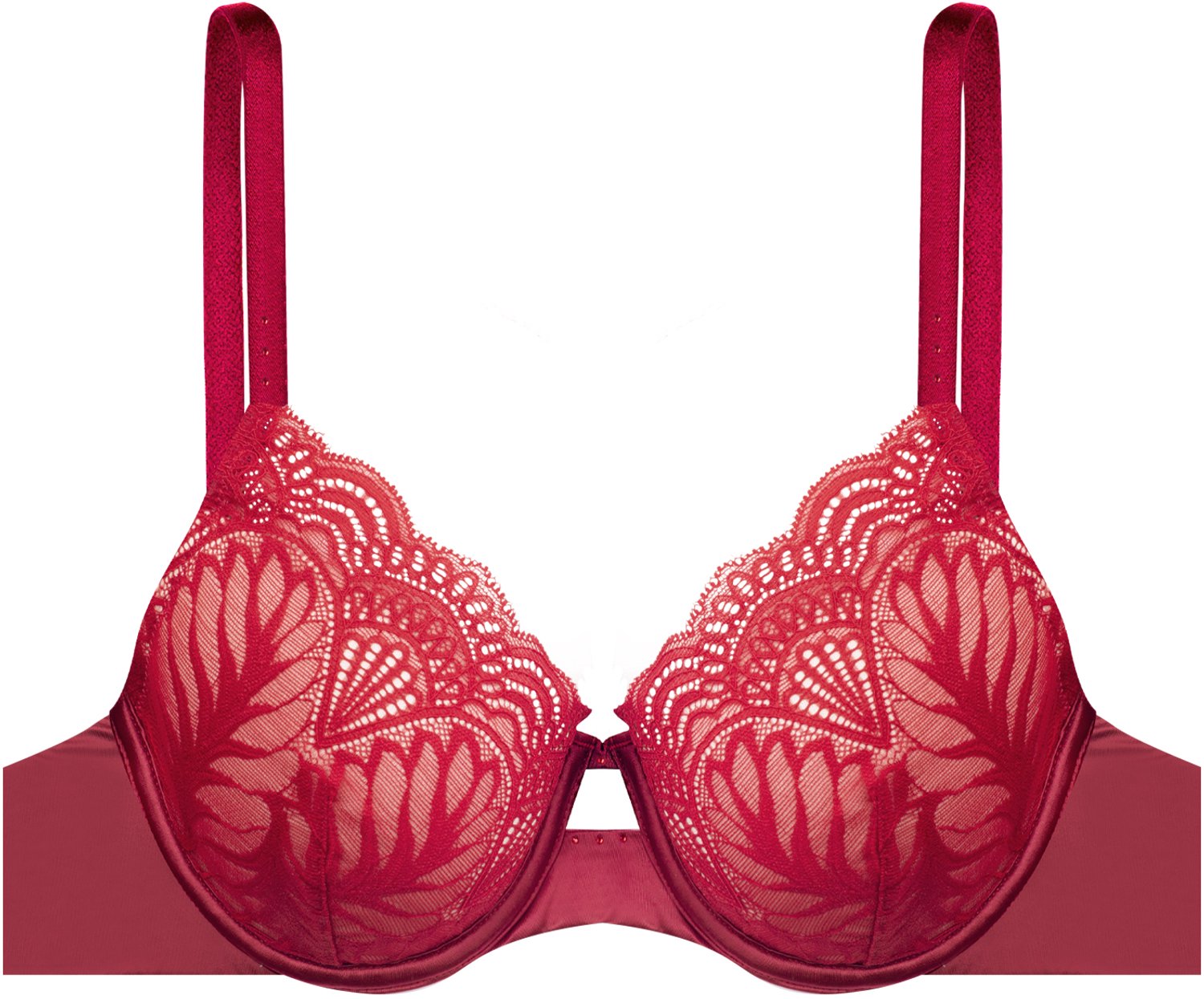 ESOTIQ Isabelle - Push-upbeha - 75E - Rood - Met beugel