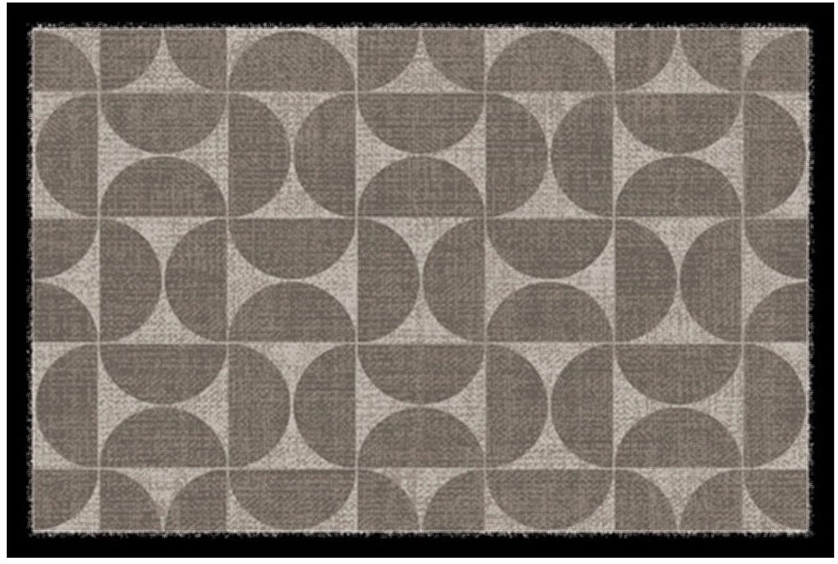 MD Entree - Deurmat - Schoonloopmat - Emotion - Diabolo Graphite - 50 x 75 cm