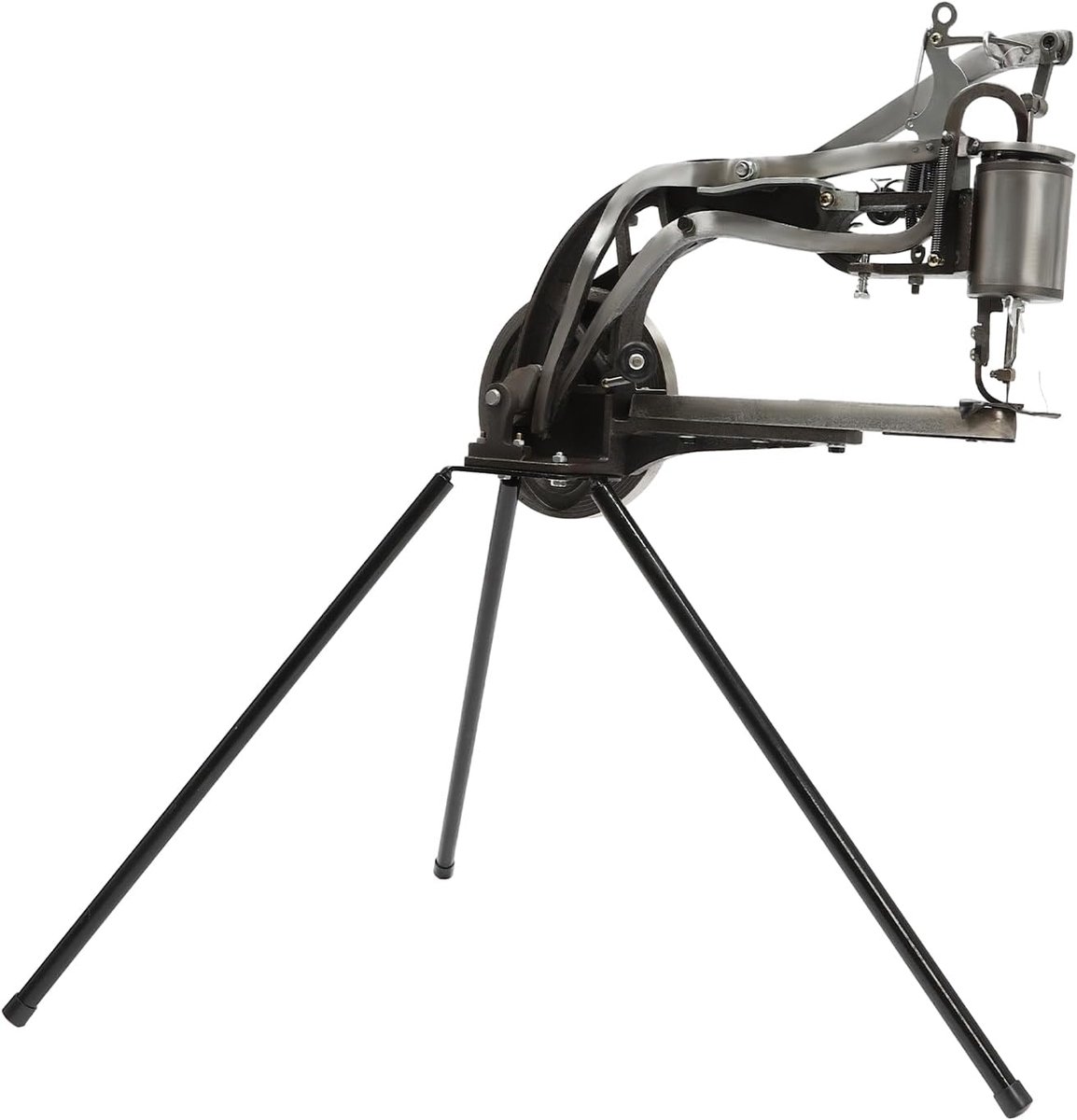 Handmatige lederen naaimachine, 360° schoenreparatiemachine, draaibare schoennaaimachine, max. steeklengte 6 mm, voor het naaien van rubberen en leren schoenen