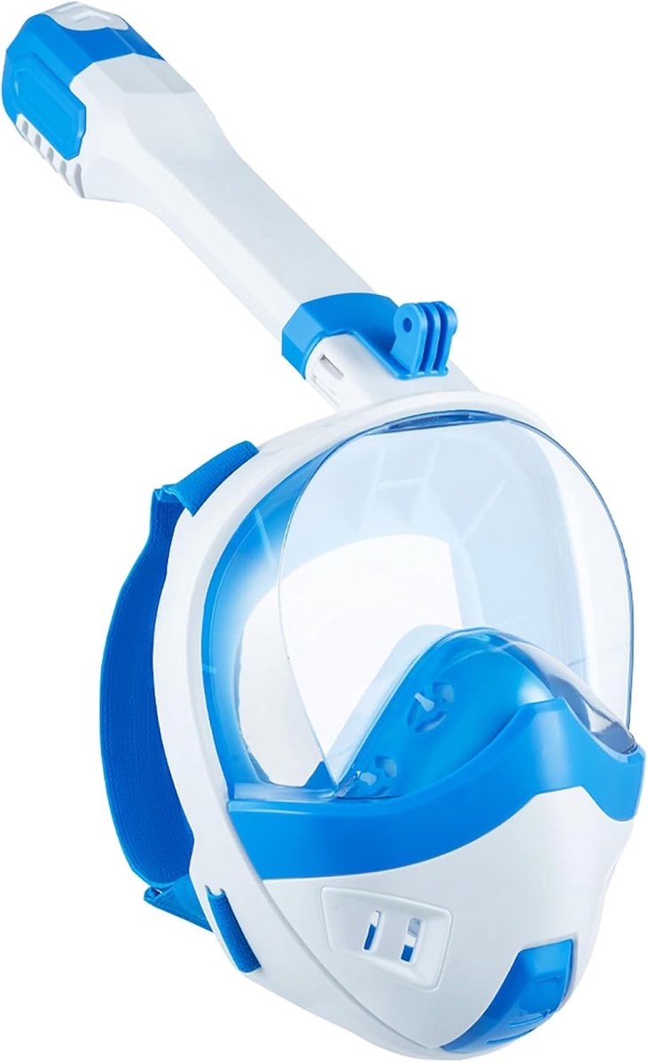 Full Face Duiken Maskers Opvouwbaar Scuba Masker met Snorkel Tube en Afneembare Camera Mount 180 ° Panoramisch View Anti Lek Anti Fog voor Volwassenen