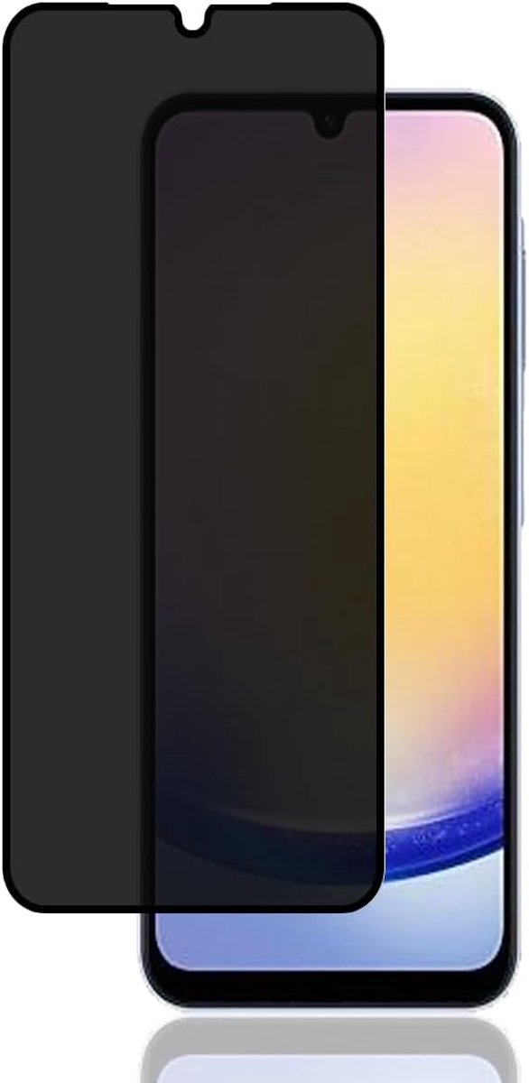 Beschermfolie voor Samsung Galaxy A25 5G, privacy, pantserbescherming, glas, 1 stuk, anti-spieren, privacy, inkijkbescherming, 9H/luchtbelvrij, anti-spy pantserfolie voor Galaxy A25 5G