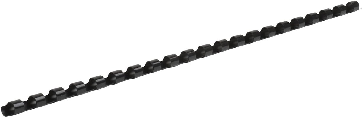 Bindruggen set (DIN A4) 10 mm/70 vellen 25 Stuk zwart