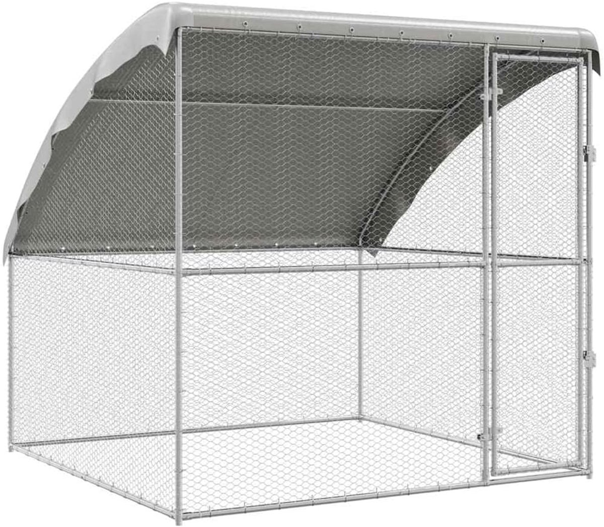 Metalen hok voor tuin en terras, 200 x 200 x 200 cm
