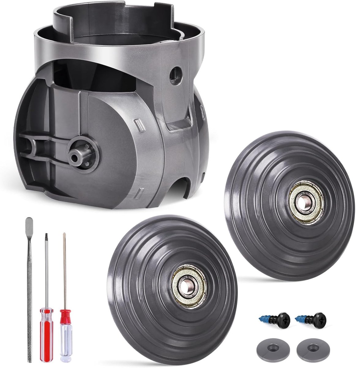 Stofzuigerkopaansluiting + V-ball wiel voor Dyson V10 V11 V15 vloerzuigmond stofzuiger reserveonderdelen 100 W High Torque borstel accessoires
