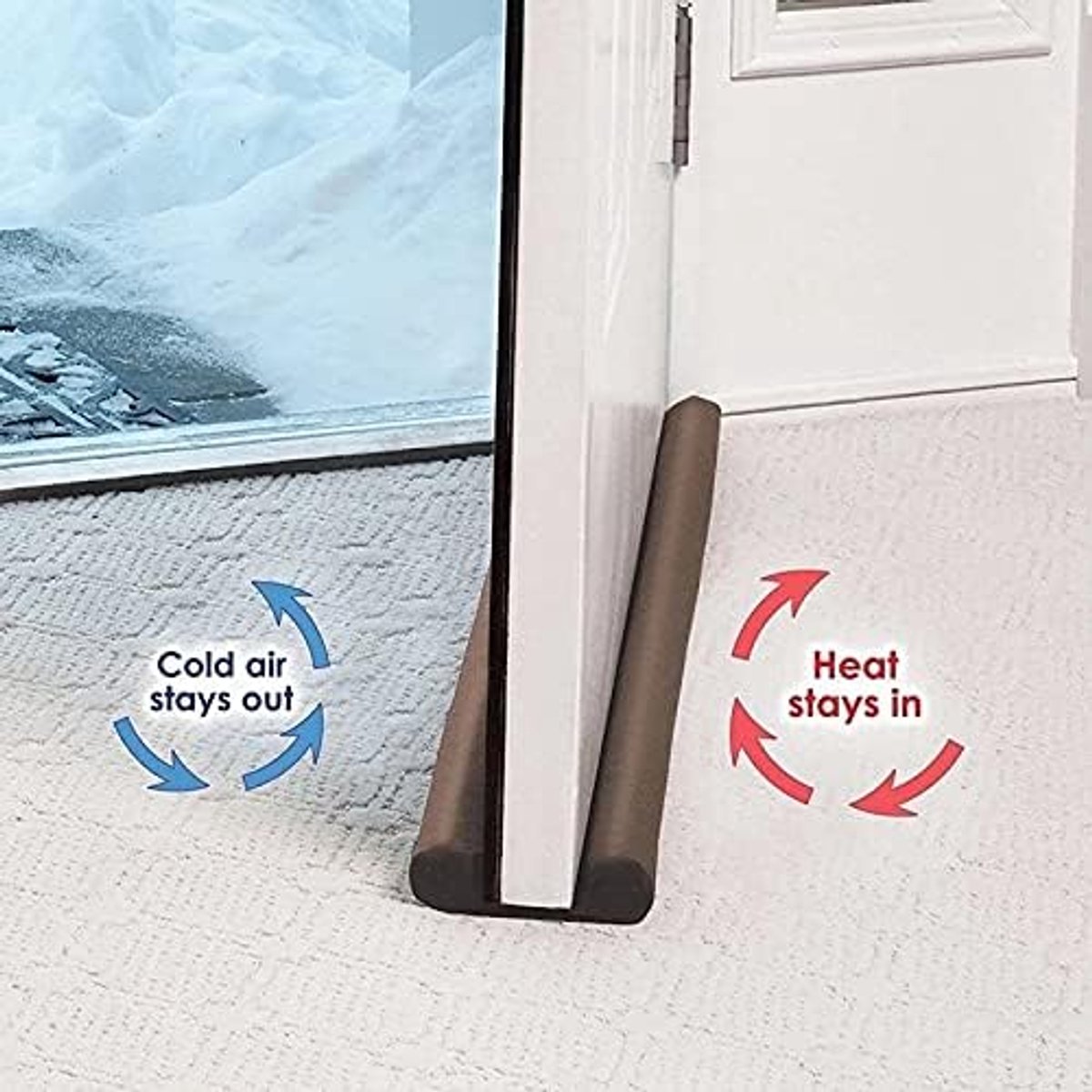 88 cm Bruin Deur Bodem Sluiting Strip Stopper Guard Windstof Weer Strippen Geluiddichte Sealer Protector