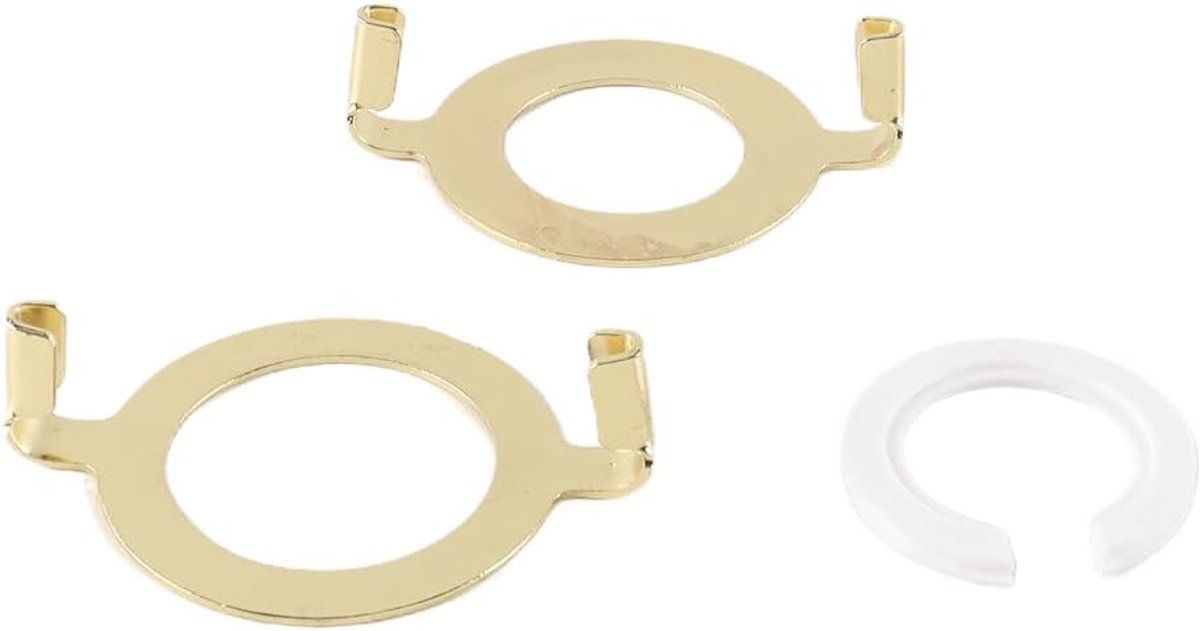 1 set lampenvoet DIY lampontwerp accessoire met antislip UNO neklusadapter voor schroefvoeten (imitatiegoud)