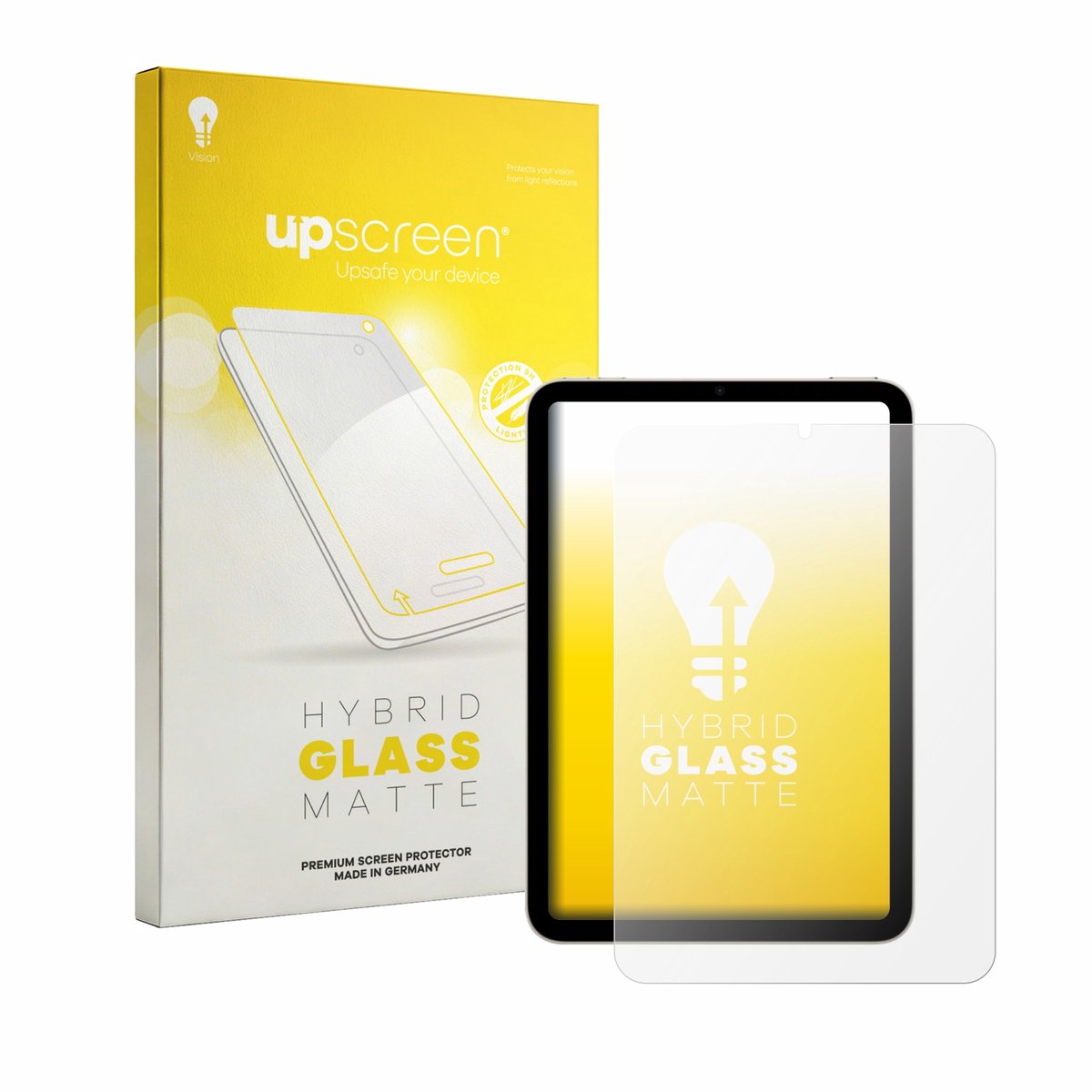 upscreen - Screenprotector voor Apple iPad Mini 6 2021 - Folie Beschermfolie Beschermglas matte