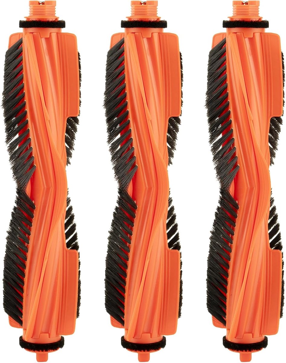 (3 stuks) H40/S40/S40C reserveborstels, compatibel met Xiaomi H40/S40/S40C robotstofzuiger, hoofdborstels, accessoireset