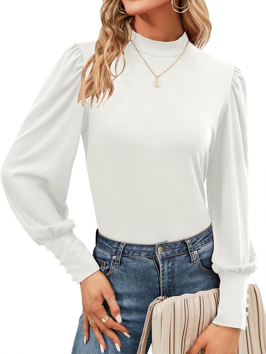 Blouse dames lange mouwen tops elegant bovenstuk blouses casual