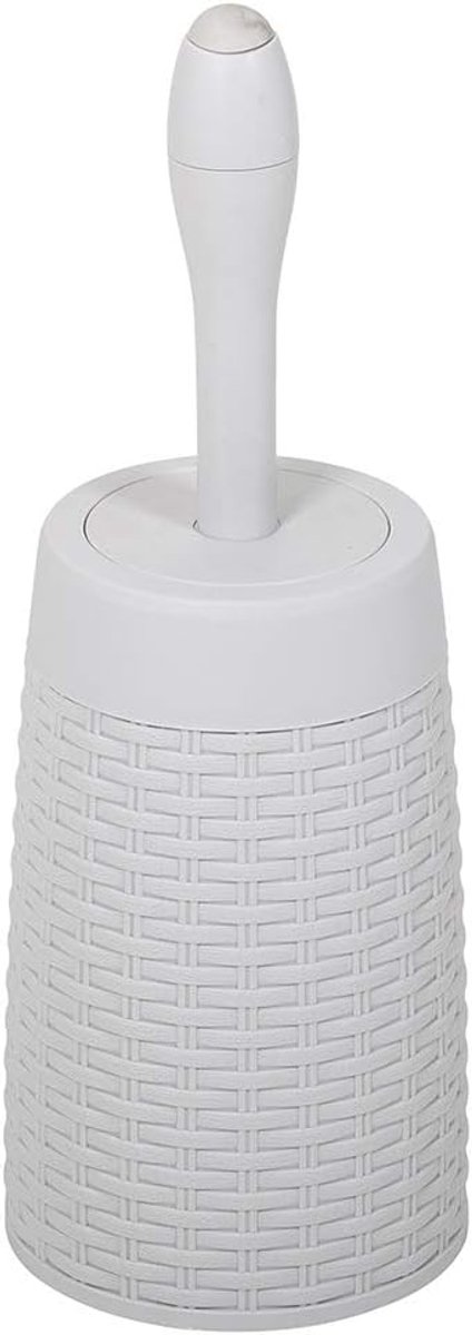 Toiletborstelset met intern wasmiddelinjectiesysteem, licht mineraalgrijs, toiletset