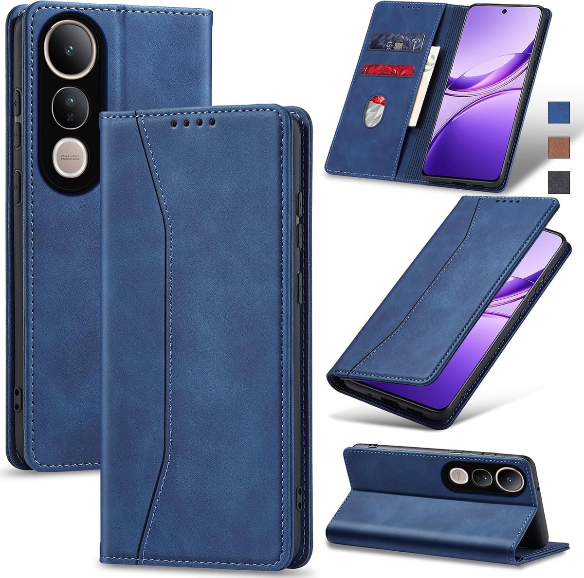 Hoesje voor Vivo V50 Lite,Blauw
