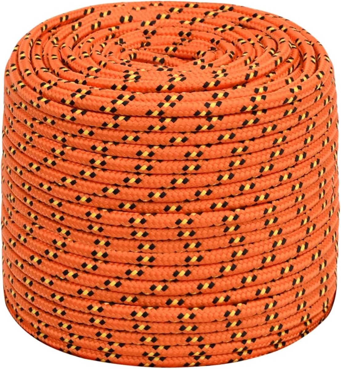 Touw 10 mm oranje 250 m polypropyleen - weerbestendig, slijtvast, voor zeilboot, jacht, vastmaken en kamperen