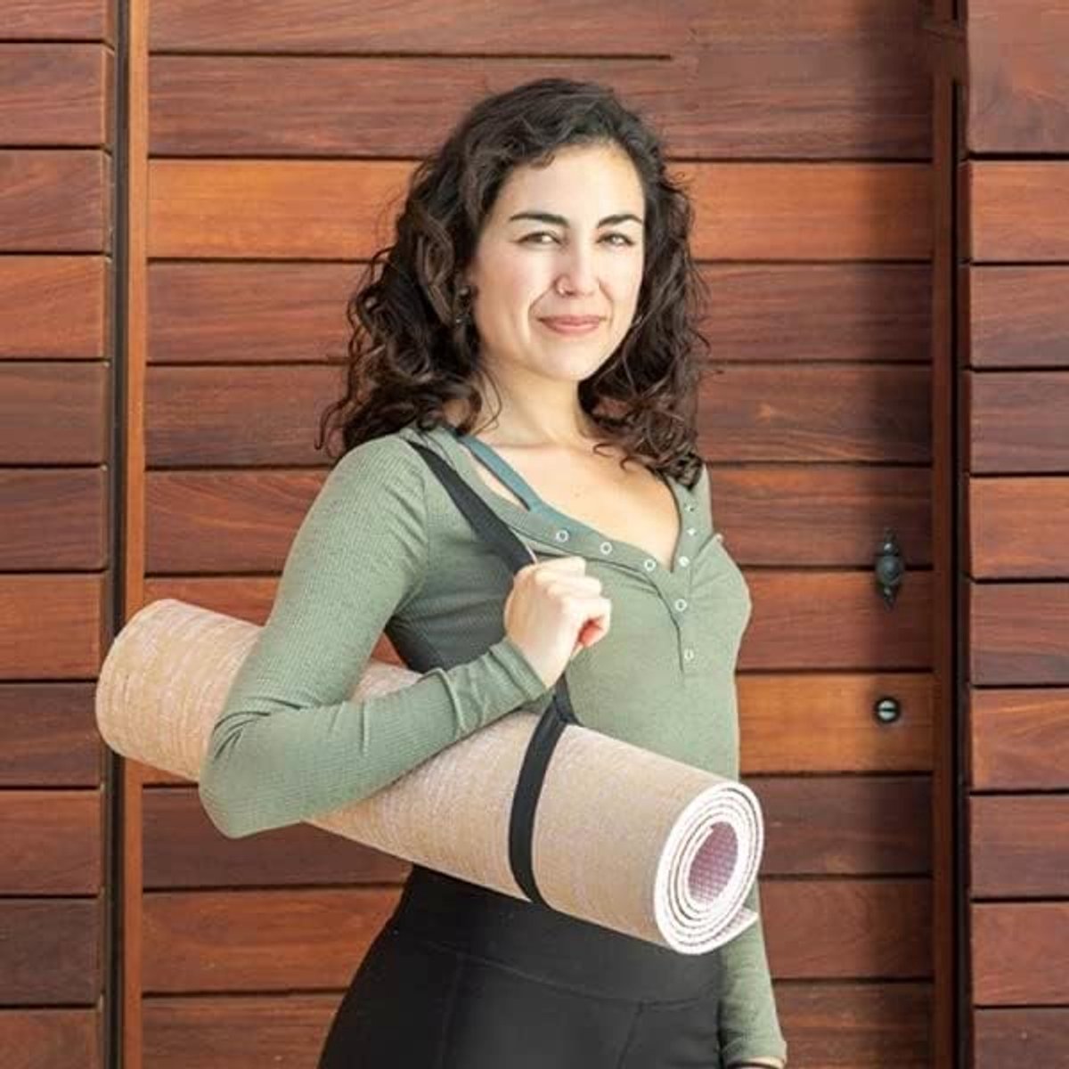 Antislip, dik, draagbaar, met riem, voor sport, thuis, fitness, gymnastiek en krachttraining