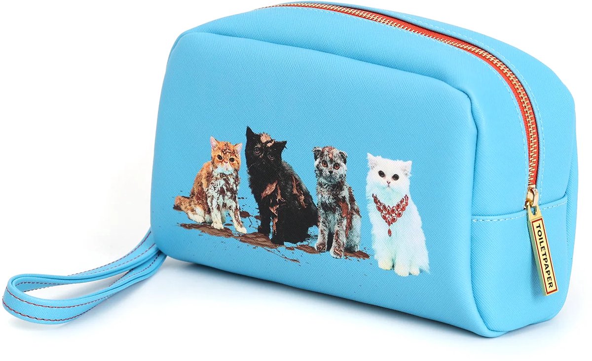 Seletti - Toilettas - Make-up Tas - Beauty Case Pets - Kitty Gang