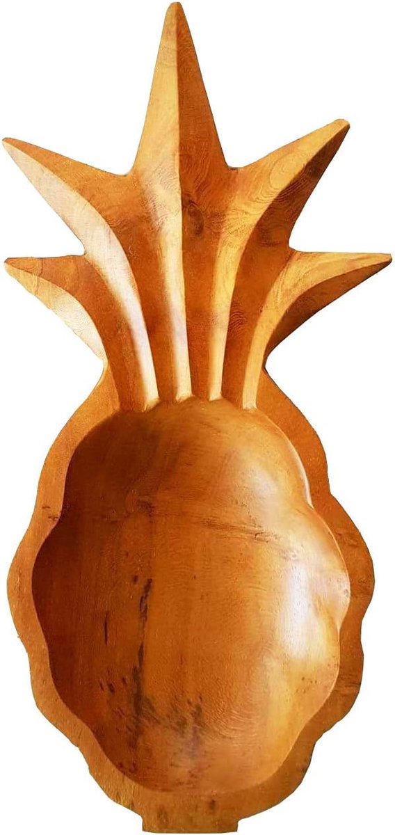 Originals - Teakhouten Dessertbord - Ananasvorm - 28x14cm