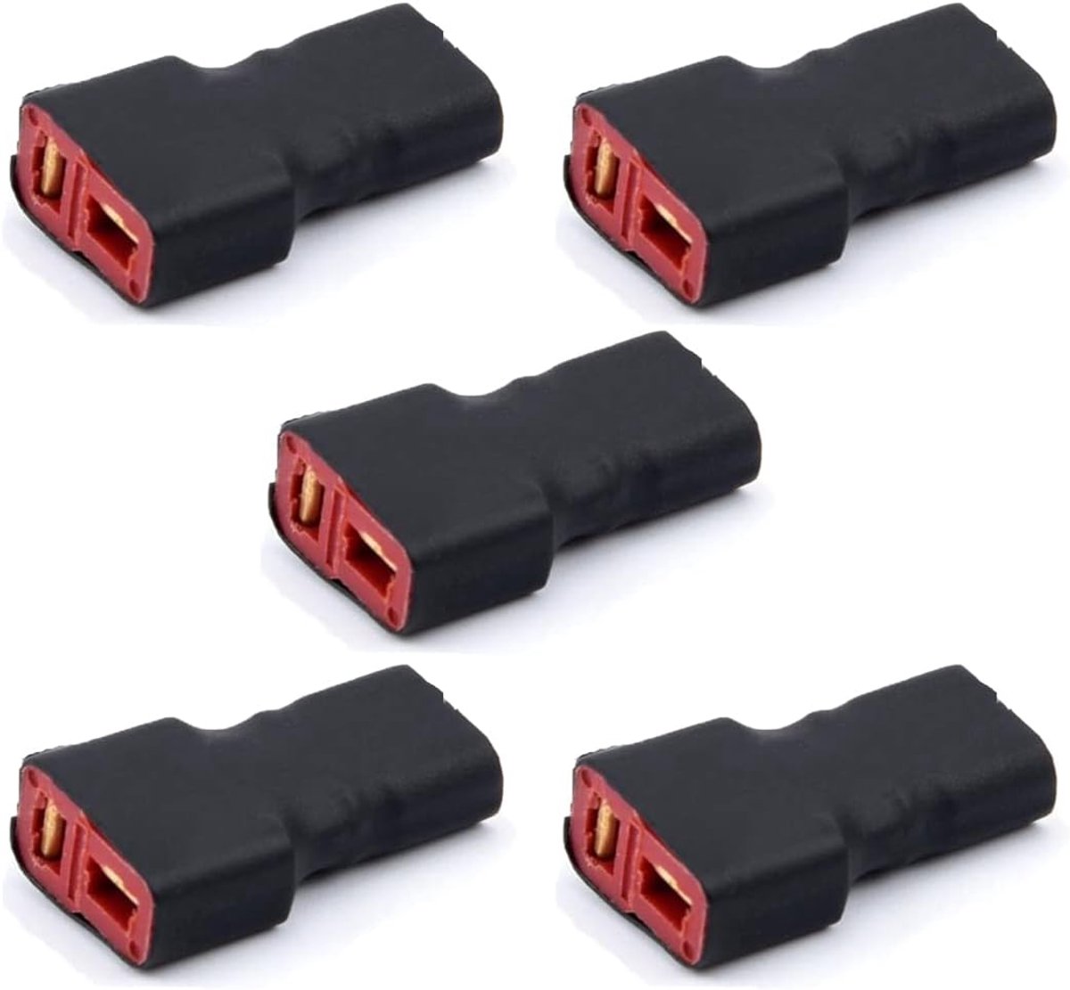 5-delige Deans T-stekker vrouwelijke connector naar XT30 mannelijke connector adapter voor RC Lipo NiMH-batterijlader