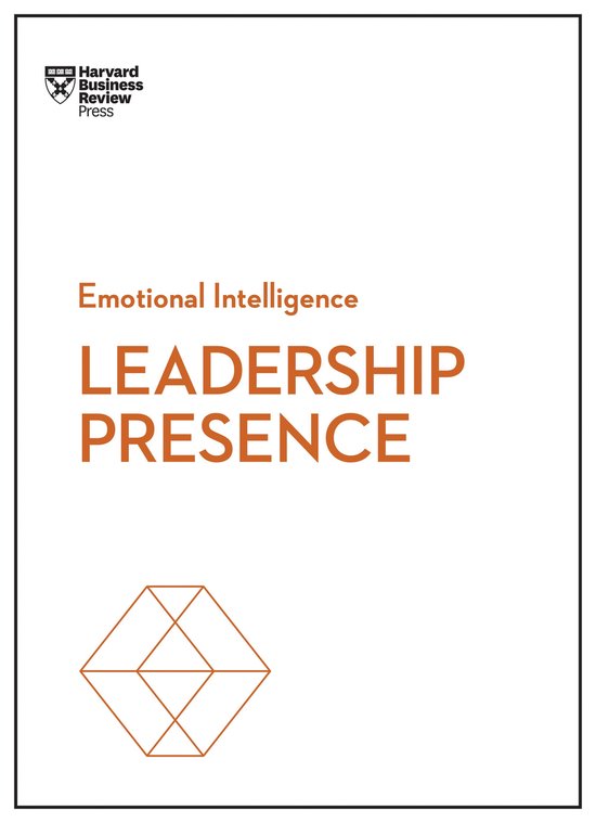 Boekomslag met de titel "Emotional Intelligence LEADERSHIP PRESENCE" en het logo van Harvard Business Review Press.