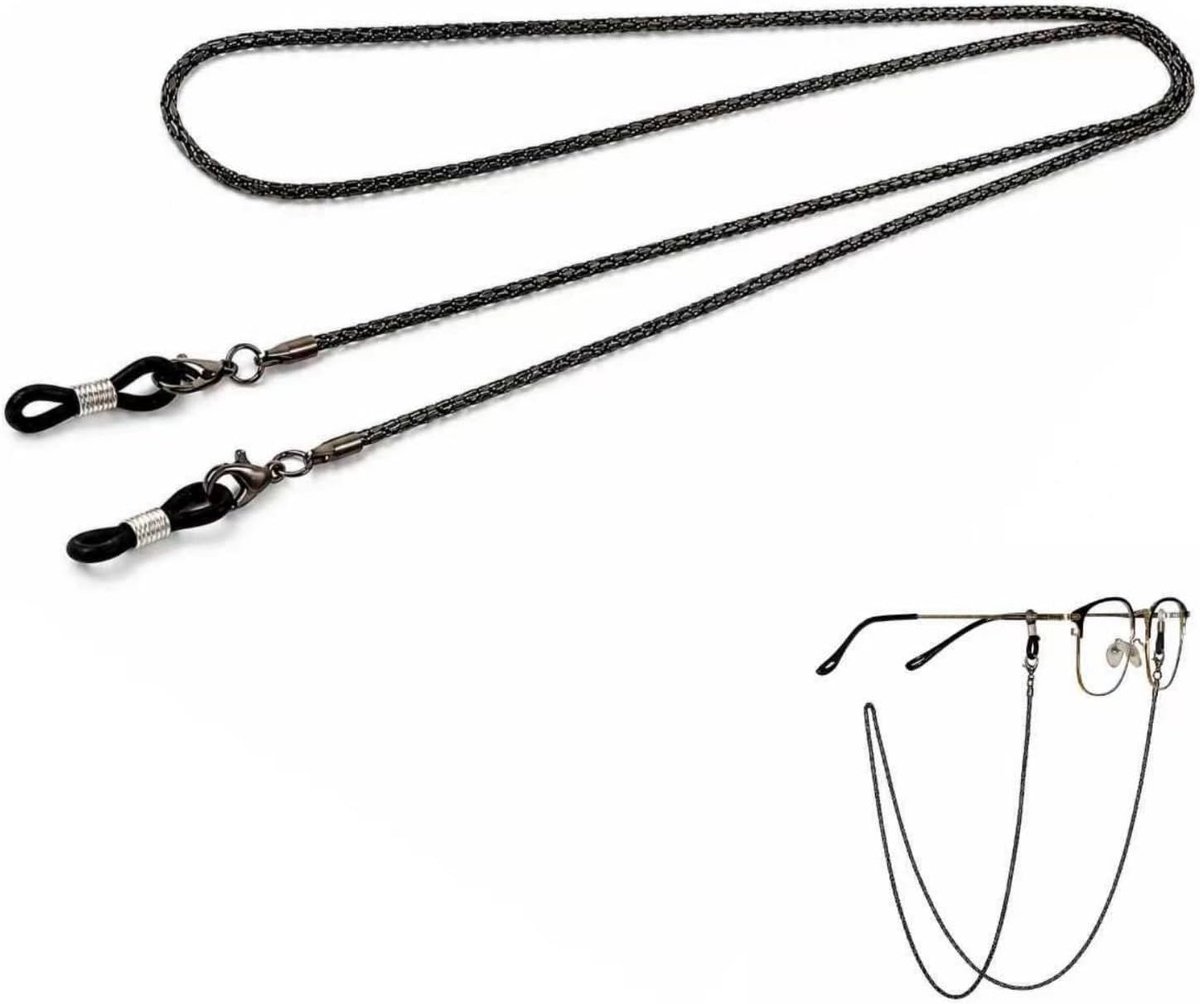 Brilketting van Metaallegering Zwart voor Dames en Heren