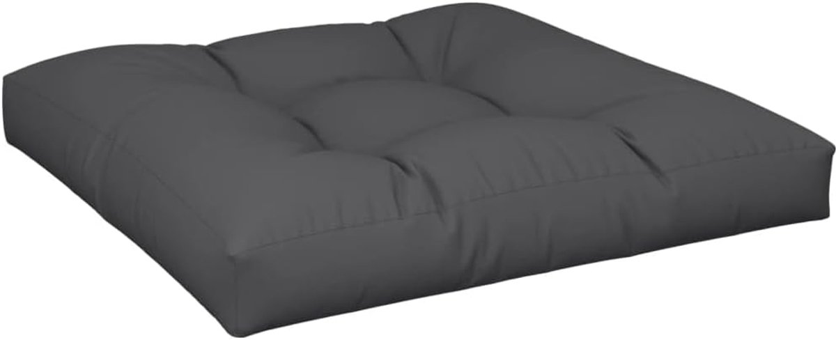 Zwart, 70 x 70 x 12 cm, waterdicht polyester zitkussen met holle vezelvulling voor tuinmeubelen, bank en kruk, outdoorkussen voor woonkamer en terras