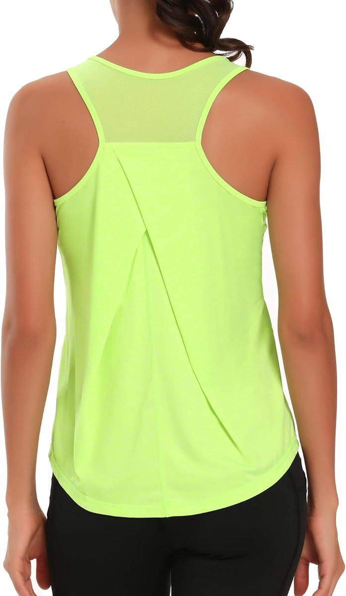 Sport Tanktop Mouwloze Lichte Fitness Top Yoga Tops