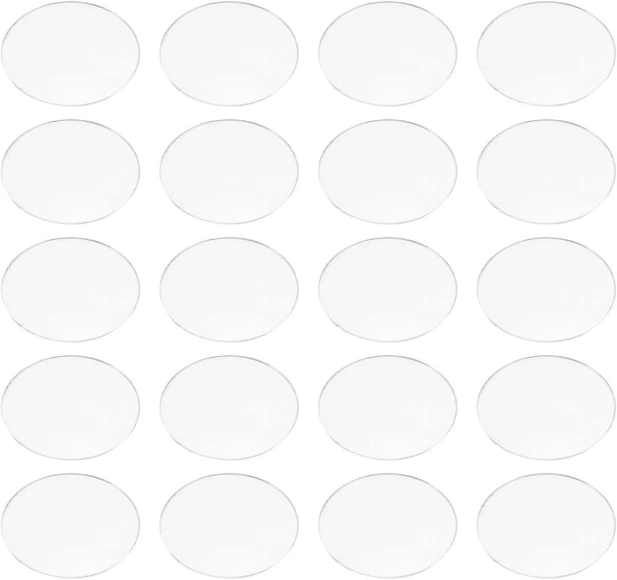 30 Stuks Mrgu Spotlight Glazen Koepel Kap met Artistiek Gebogen Design Hittebestendig Eenvoudig Te Reinigen Geschikt voor Buitenlandschapsverlichting Vervanging