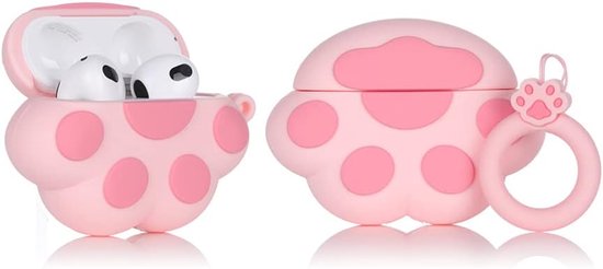 (2 Pack+Cleaner Pen) XMBYGY Case voor Apple AirPods 3e Generatie Draadloze Oordopjes met Cleaning Pen Kit, Siliconen Leuke Opladen Case Shockproof Beschermhoes en Karabijnhaak voor AirPods 3 (CTP+CTW) — afbeelding 5