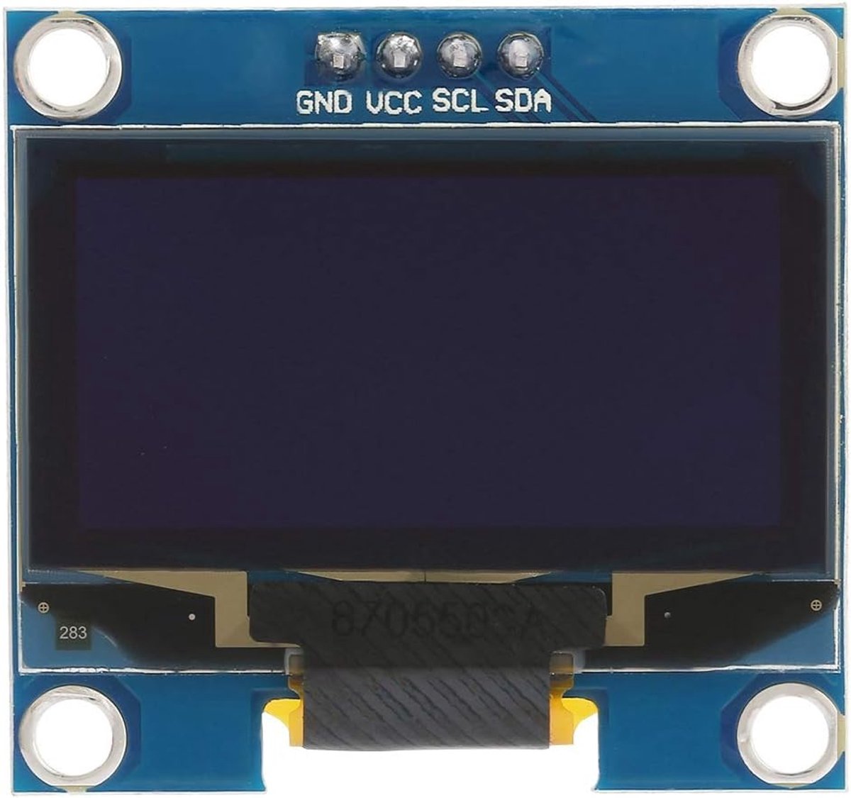 1,3-inch OLED-displaymodule, I2C IIC Communiceert 128X64 BlueText-kleuren OLED LCD-displaymodule