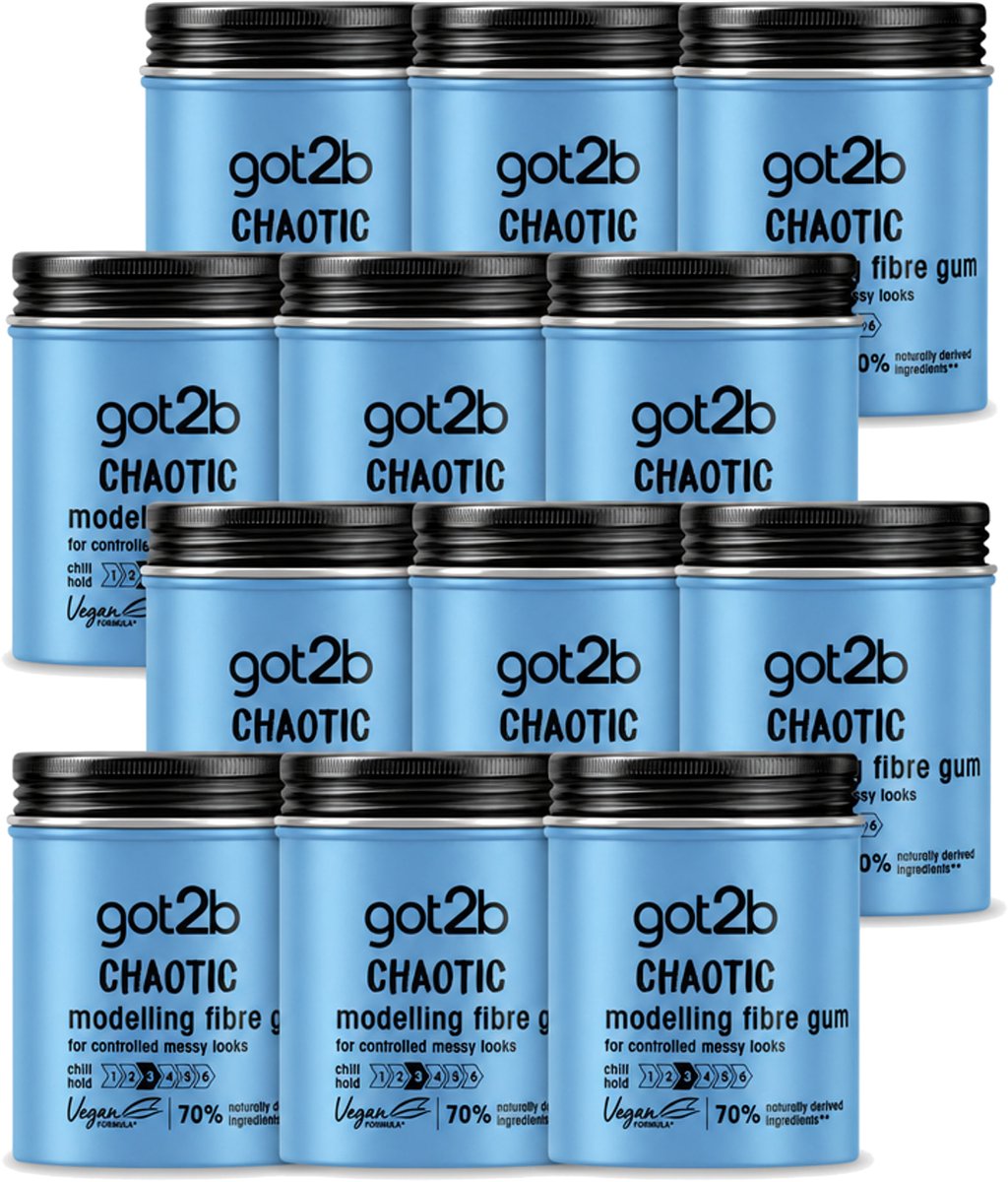 12 x Got2B - Wax - Warhoofd - 100 ml - Voordeelverpakking - 12 stuks