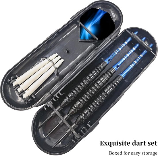 Set van 3 professionele darts 22 g voor elektronische dartspellen met dart flights en opbergdoos — afbeelding 4