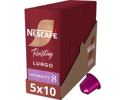 NESCAFÉ Roastery Lungo Medium capsules - 5 doosjes x 10 koffiecupjes