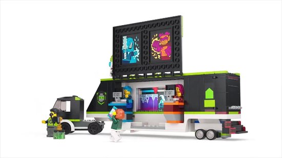 LEGO 60388 City Gametoernooi truck, Constructie Speelgoed Set met Esports Vrachtwagen