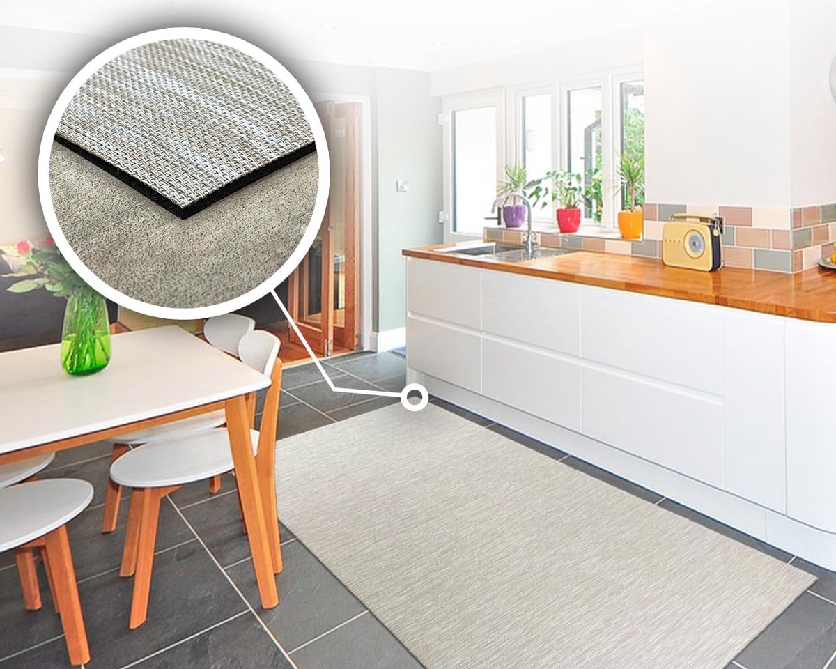 Keukenloper - 70 x 120 cm - PVC - Modern - Antislip - Binnen en Buiten