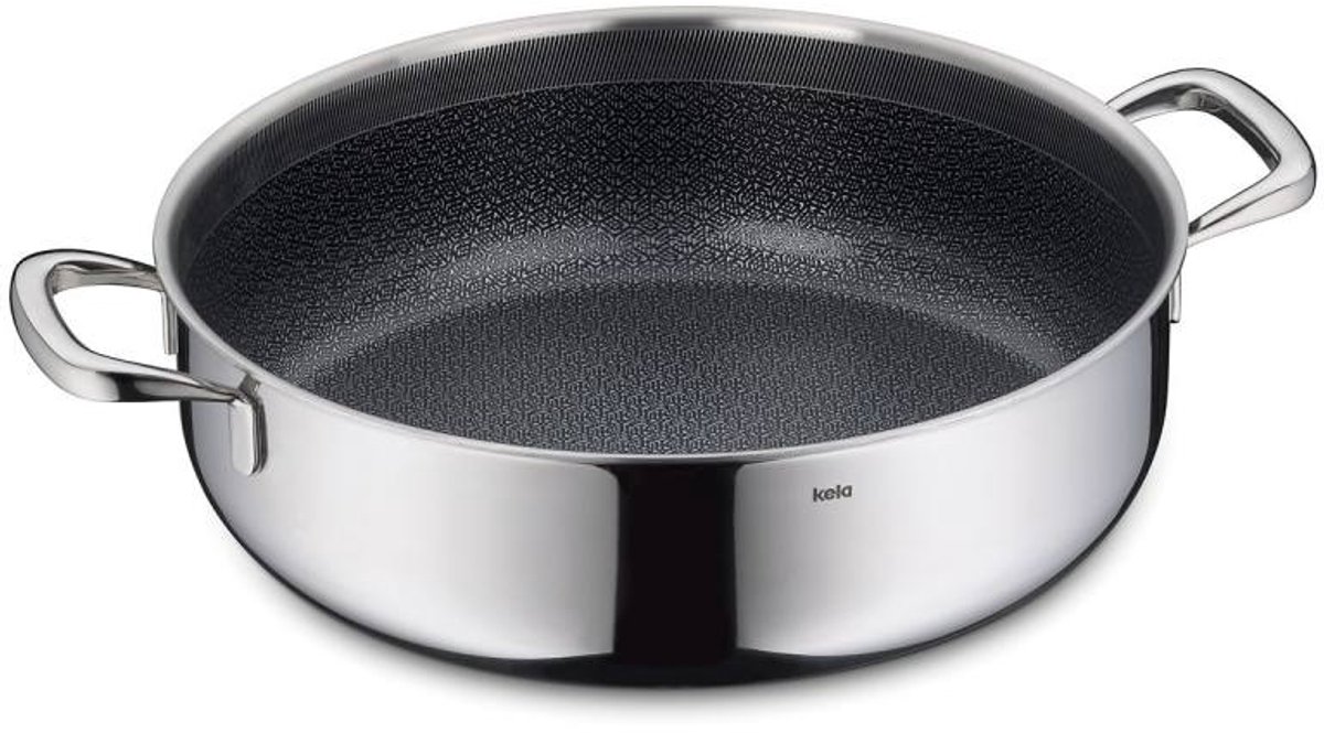 Flavoria serveerpan van roestvrij staal 28 x 8 cm, 4,7 l