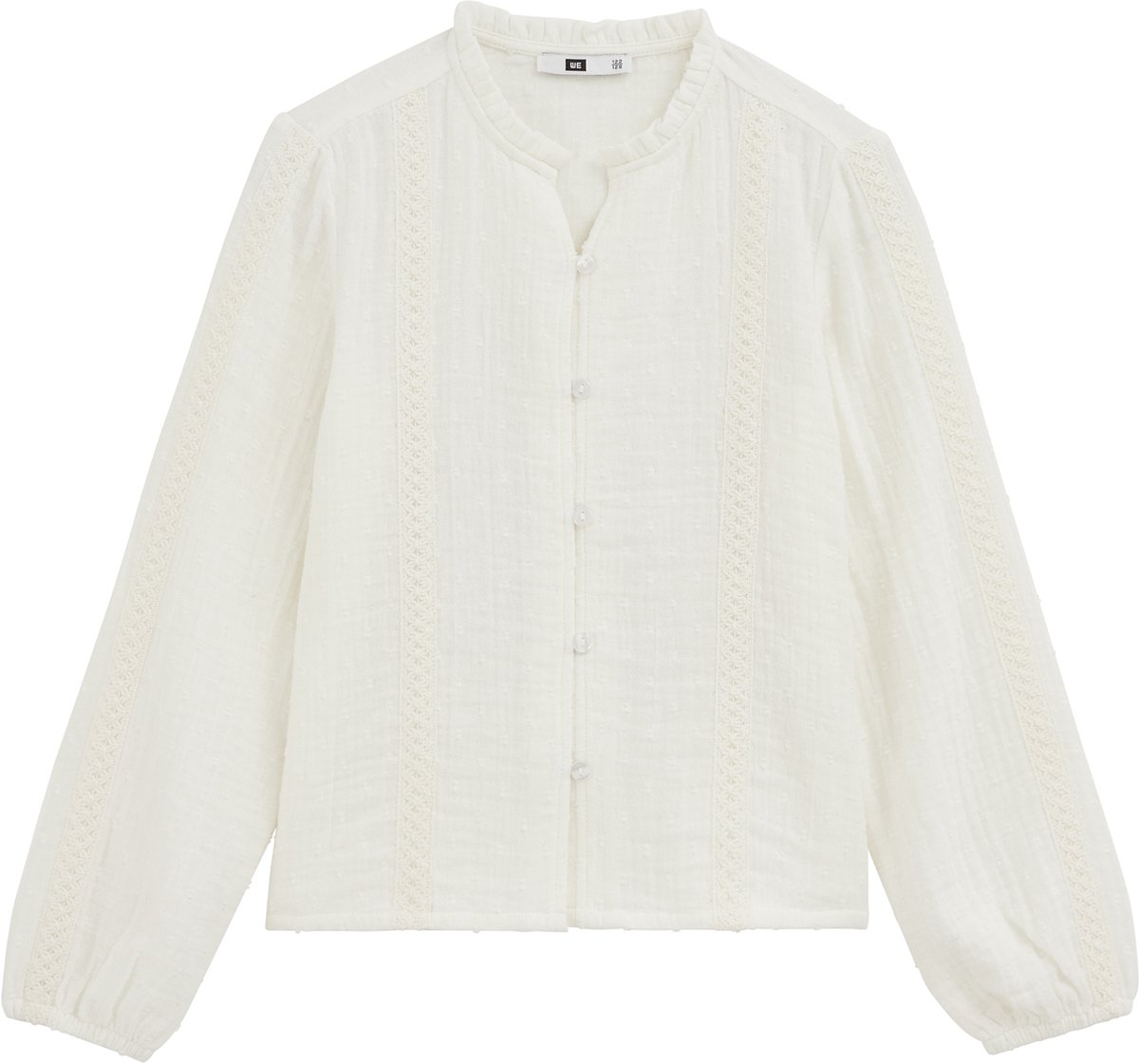 WE Fashion Meisjes blouse met structuur