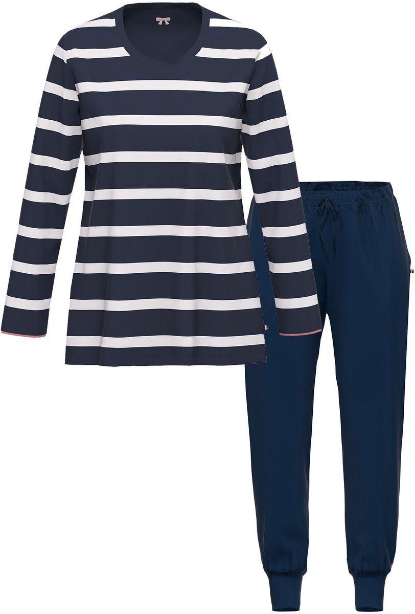 Dames shirt met lange mouwen, lange broek Night & Relax