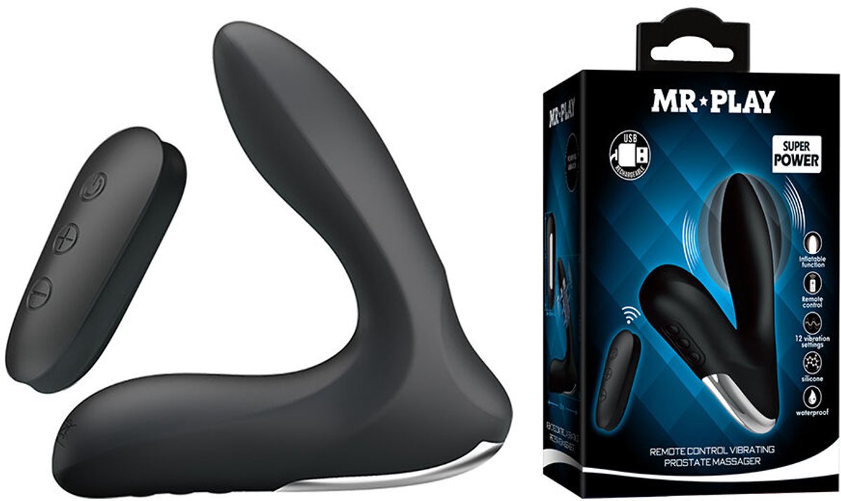 Prostaatmassageur met Vibratie en Afstandsbediening