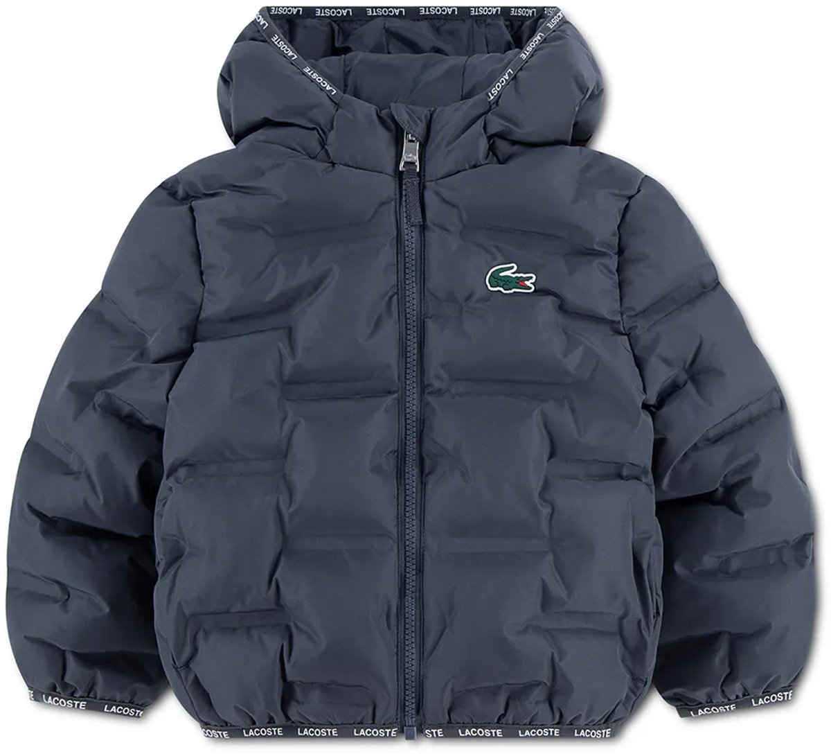 Lacoste Sport Welded Jas 6 Years Kinderen Zilver