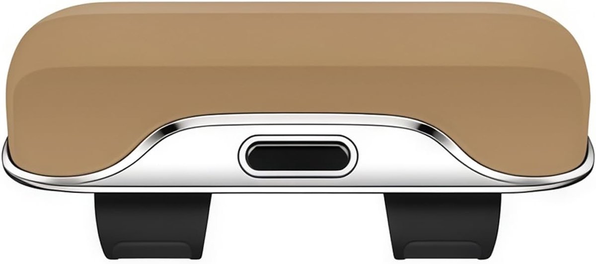 Autobrillenhouder - Organizer voor zonnebrillen in de auto - Auto-interieuraccessoires - Organizer voor zonnebrillen in de zonneklep - Zonnebrilaccessoires - Geschikt voor de meeste sedans, SUV's en vrachtwagens - 18,5*6,5*8 cm - Beige - ABS