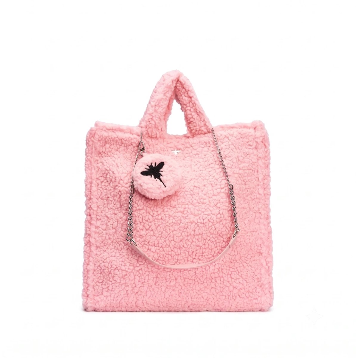 Stuff Maker Teddy Handbag in Pink