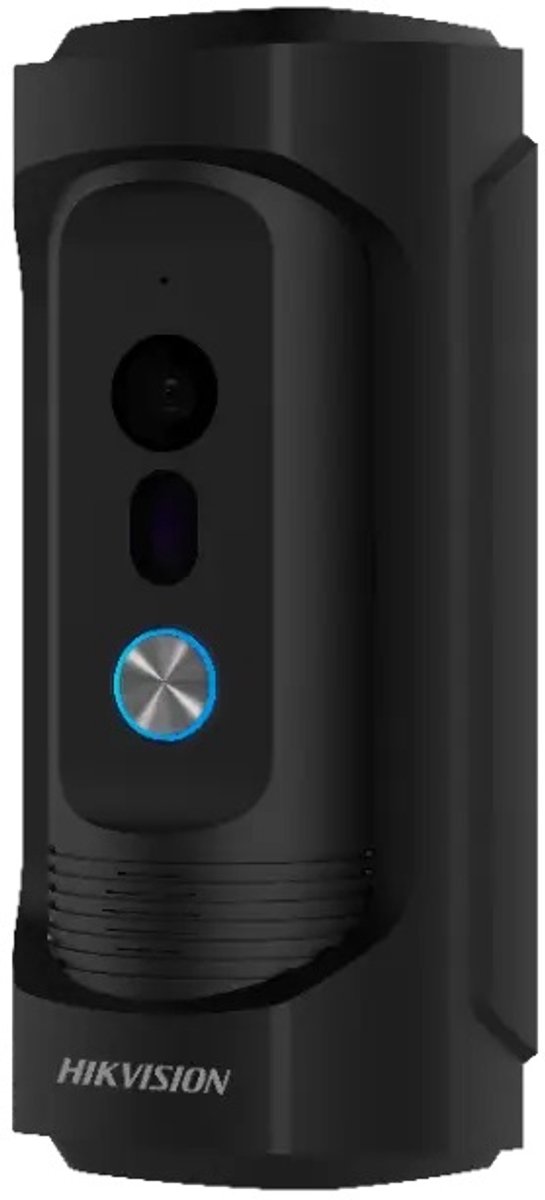 Hikvision DS-KB8113-IME1(B) IP video vandaalbestendige deurbel met app, PoE, IR nachtzicht en draaibare kijkrichting — afbeelding 3