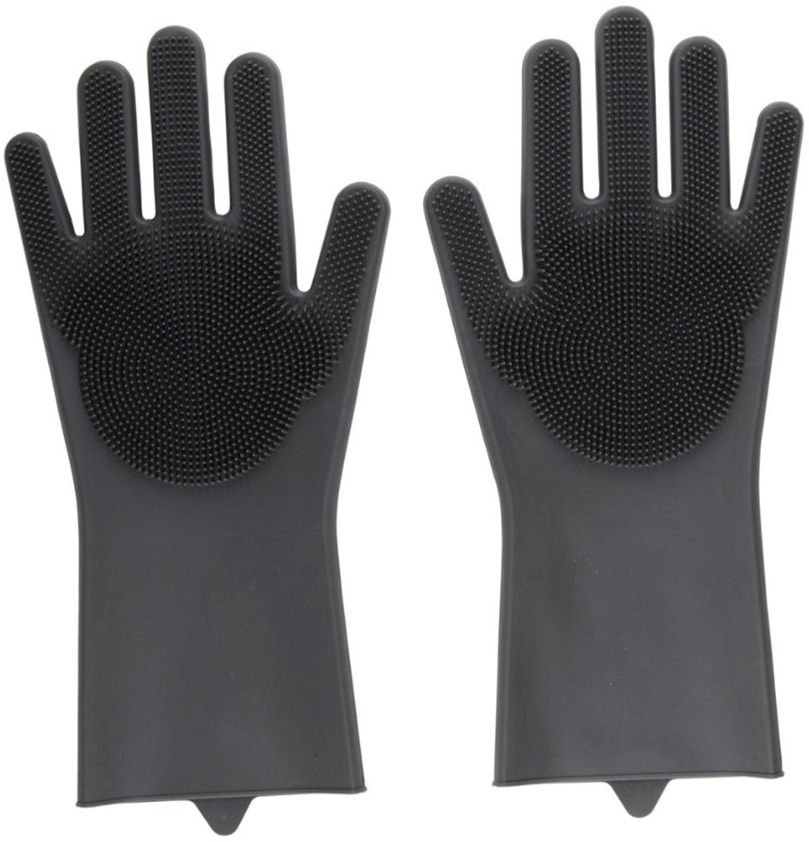 Dirt Devil Siliconen Schoonmaakhandschoenen – Herbruikbare Handschoenen met Scrubber – Waterafstotend Silicone – voor Keuken, Badkamer en Afwas – ca. 32x15,5 cm