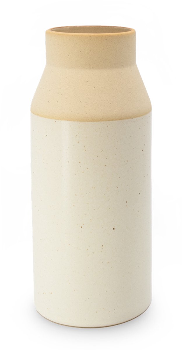 Miko Special Ceramics - Vaas beige - Ø 5,5 cm x 21 cm