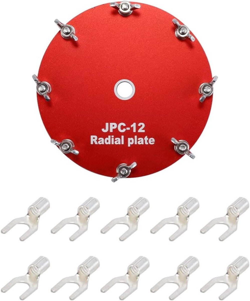 Netwerk schijf radiale plaat voor draagbare HF antenne, JPC-12 en PAC-12, voor kortegolfgebruik