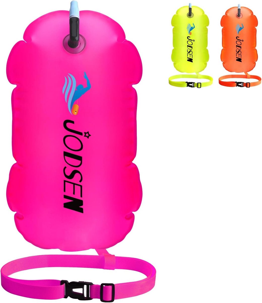 Zichtbare Zwemboei voor Open Water, Opblaasbare Drijvende Zwemfloat, Ideaal voor Snorkelen en Triatlon Training Accessories
