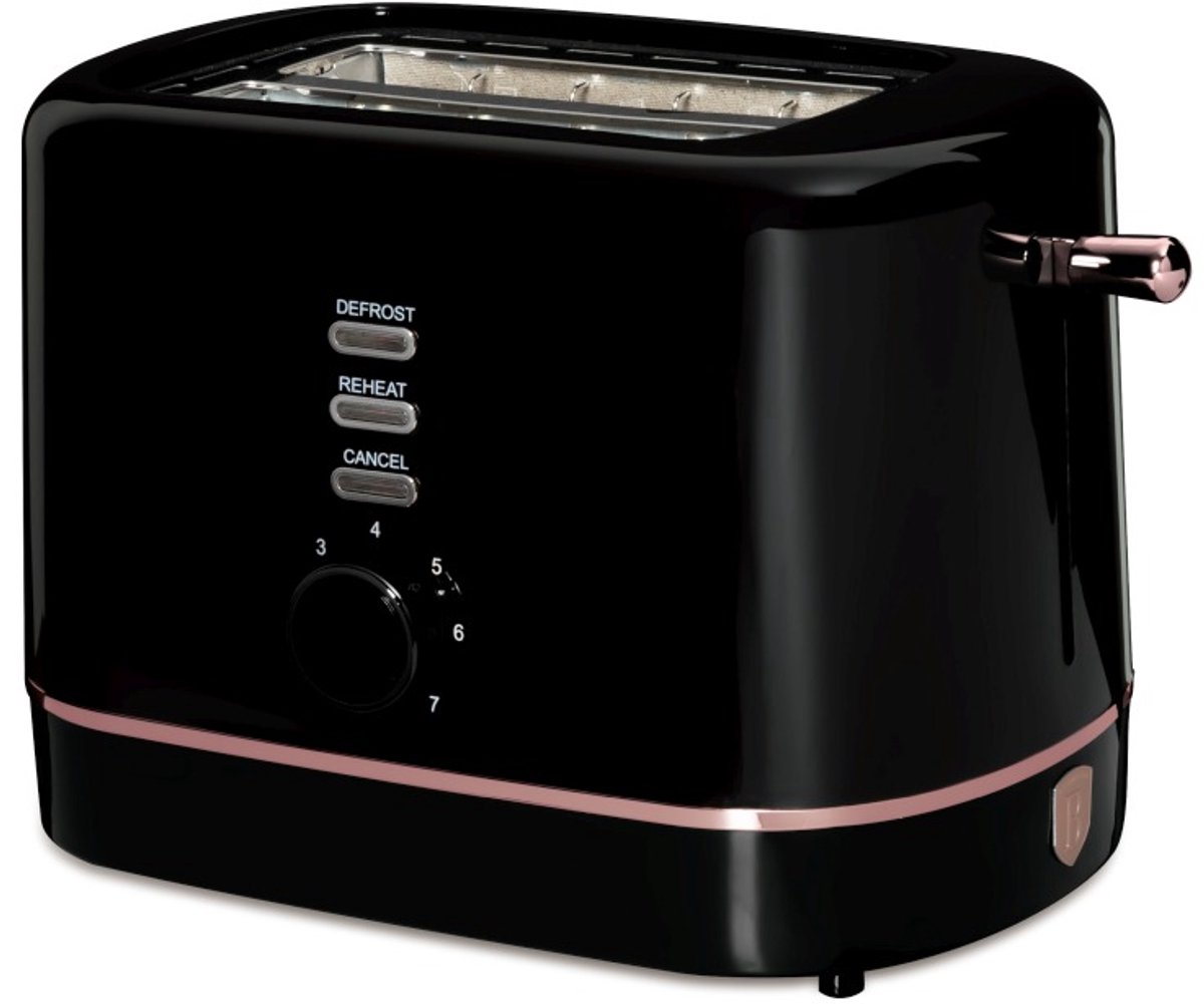 Broodrooster van roestvrij staal 850 W Black Rose Collection