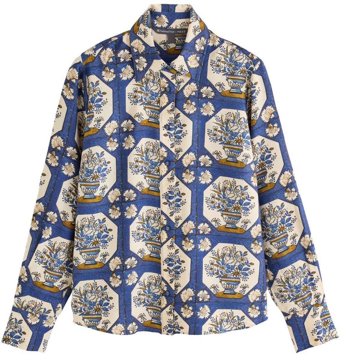 Next - Dames - Overhemd met lange mouwen - Blauw