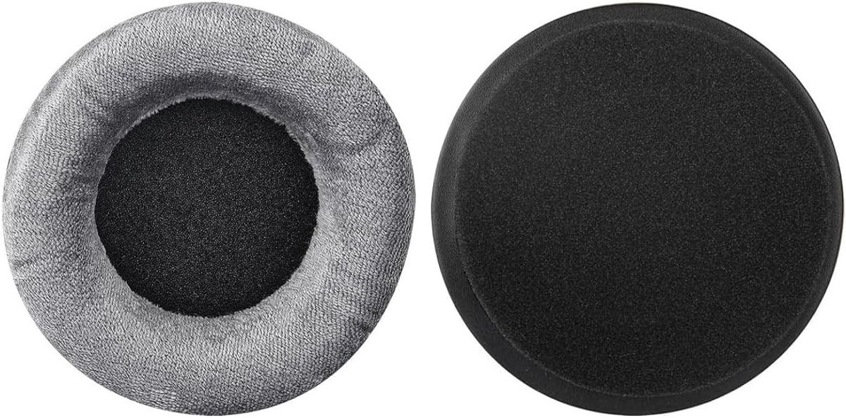 Comfortabele Velours Vervangende Oorkussens voor HiFi Hoofdtelefoons zoals T5P, T1, DT440, DT990, DT880 en DT770 PRO - Grijs